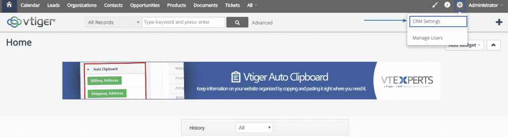 How to install customer portal module on your vTiger CRM?