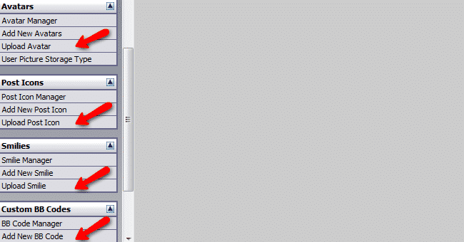 How to modify your vBulletin avatars, post icons, smilies and BB Code?