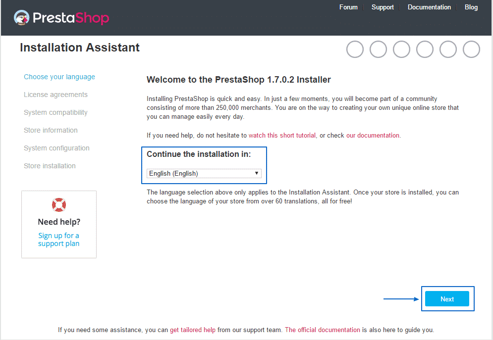 How to install PrestaShop 1.7 manually?