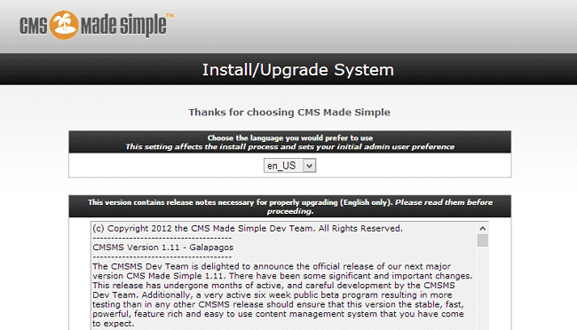 How to upgrade CMS Made Simple?