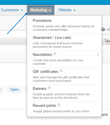 CS-Cart Administration overview