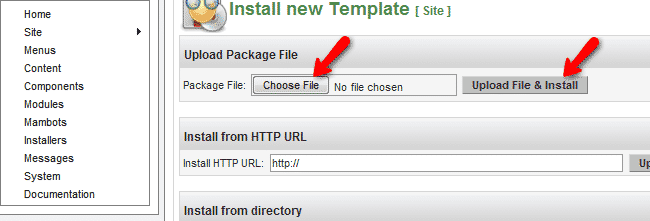 How to install templates?