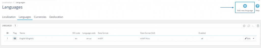 How to add a language to your PrestaShop store?