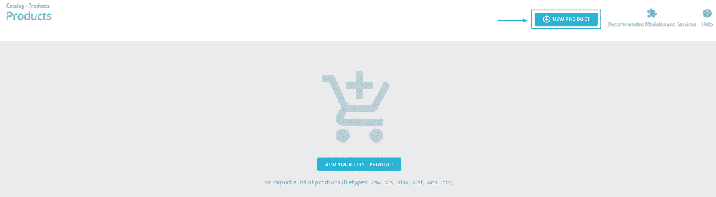 How to add a product in PrestaShop 1.7?