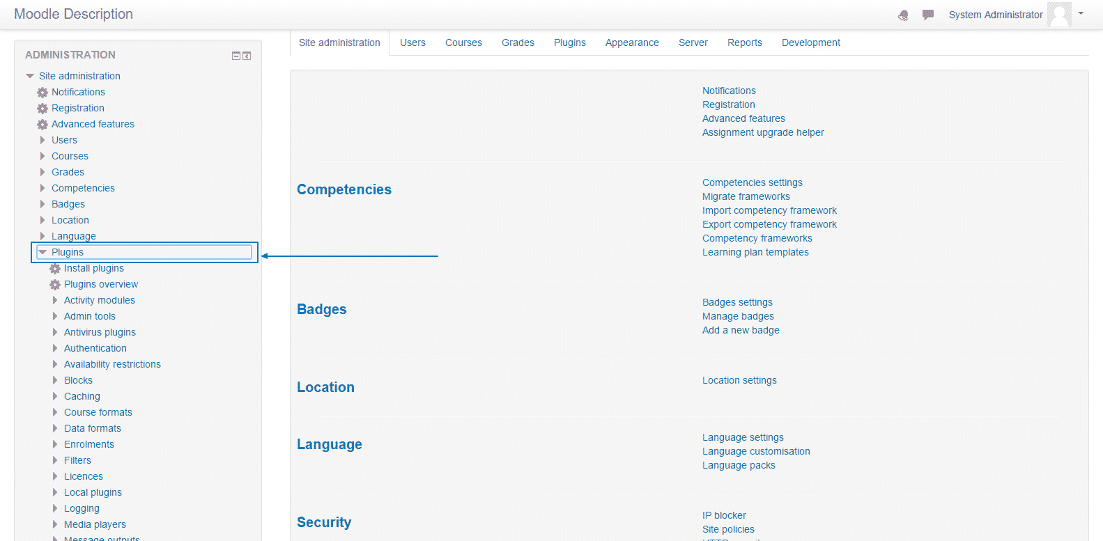 moodle email plugin