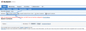 How to add and manage contacts in SugarCRM?