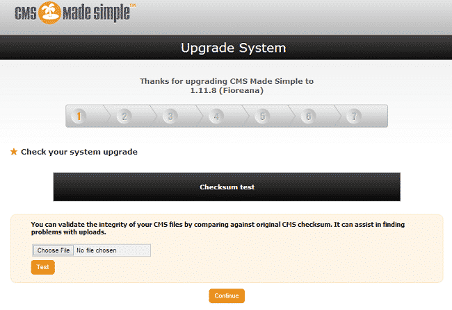 How to upgrade CMS Made Simple?