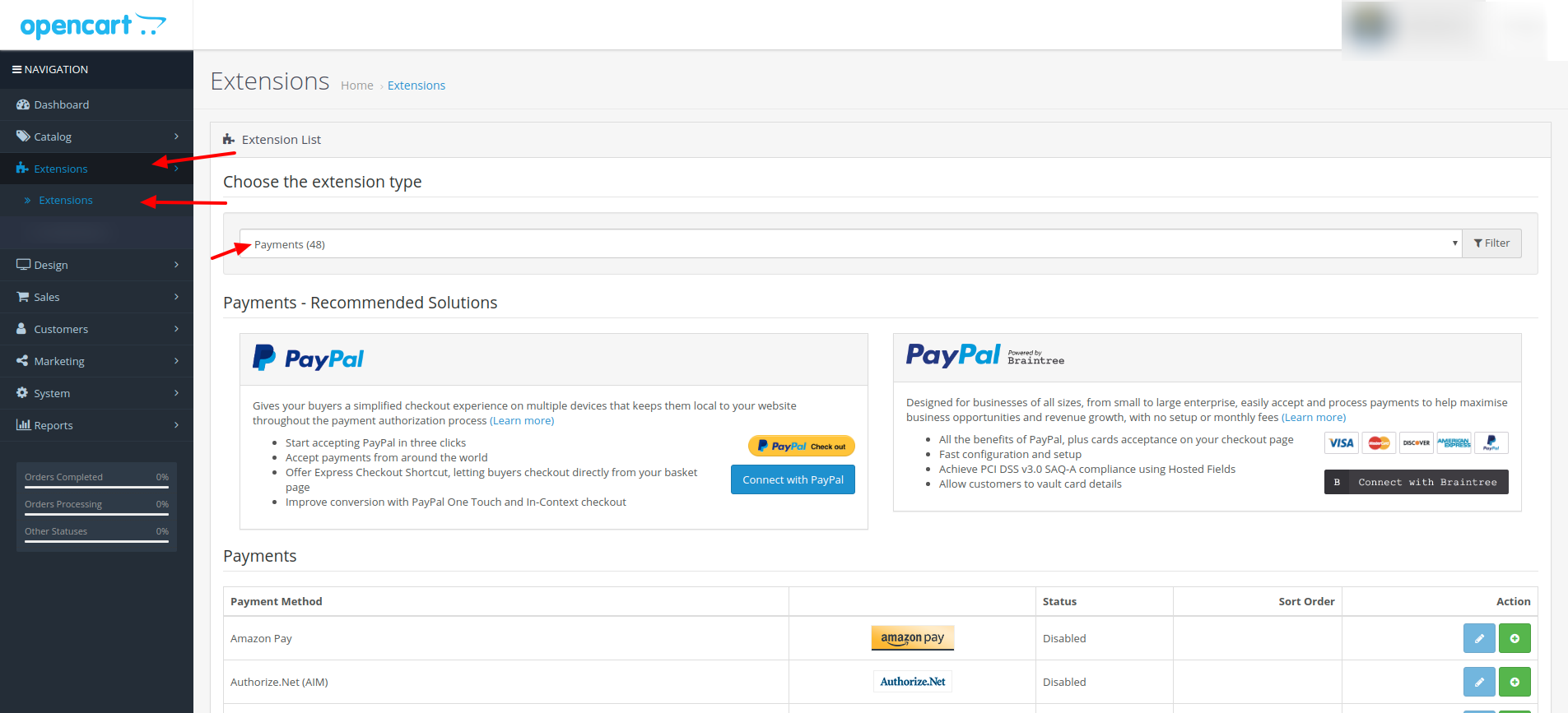 OpenCart Tutorial: Payment And Shipping Methods In OpenCart