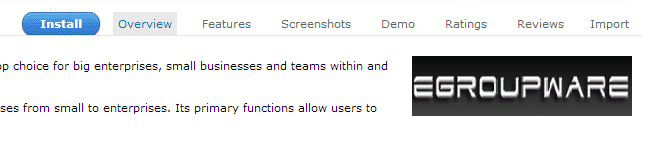 eGroupware automatic installation