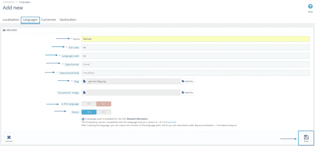 How to add a language to your PrestaShop store?