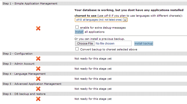 eGroupware manual installation