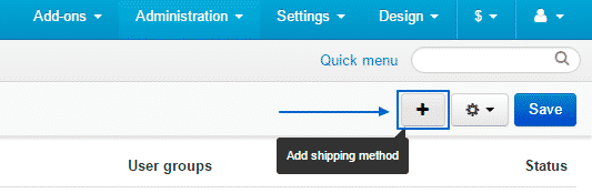 How to manage shipping settings in CS-Cart?