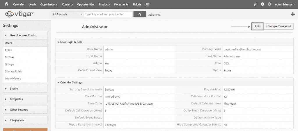 How to install themes in vTiger CRM?