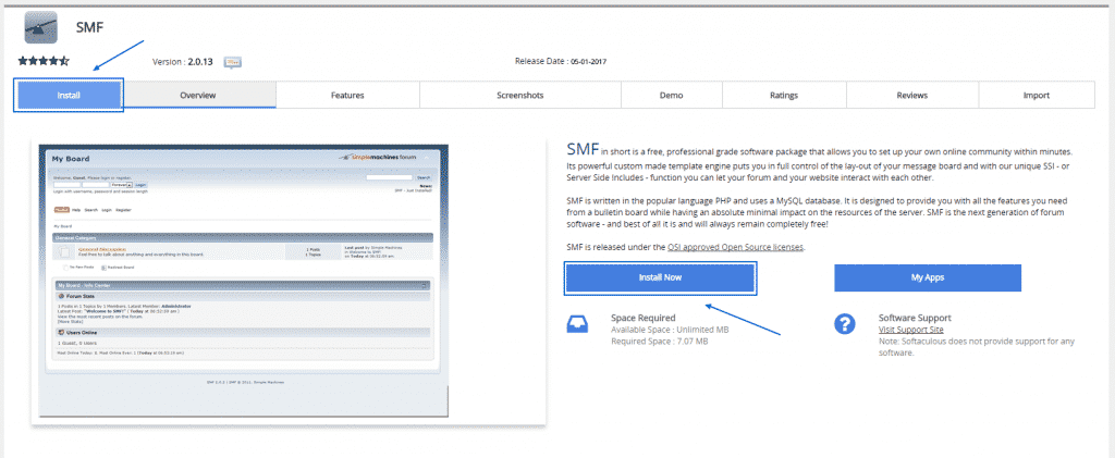 Install SMF Now