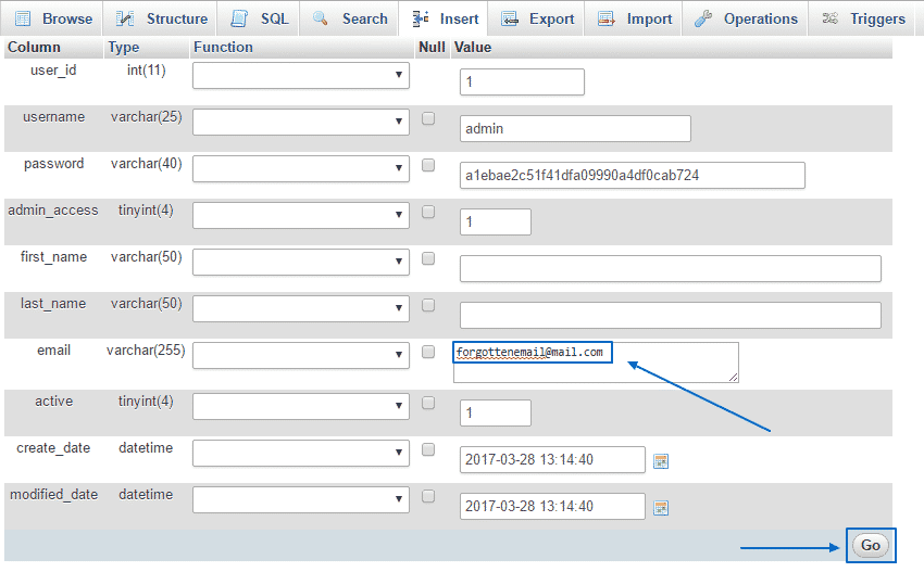 How to reset the admin password in CMS Made Simple?