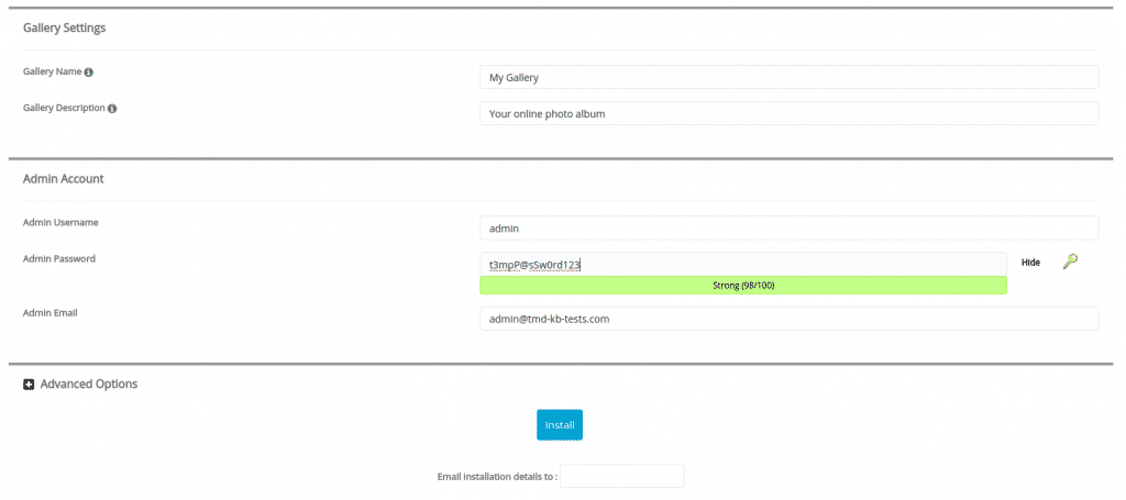 Automatic Coppermine Installation