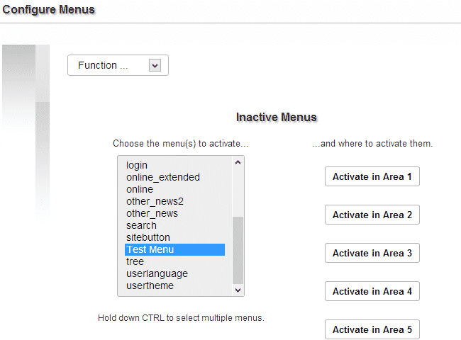 How to Create a e107 Menu?