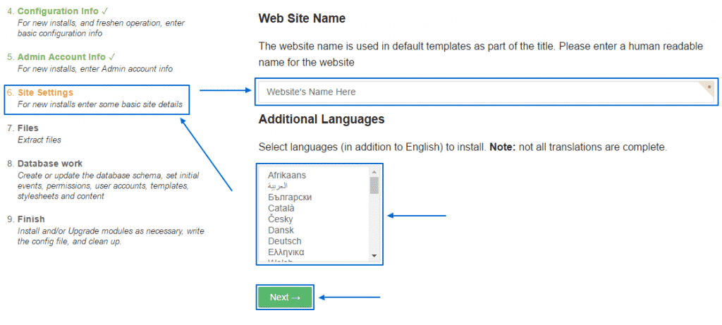 How to install CMS made simple manually?