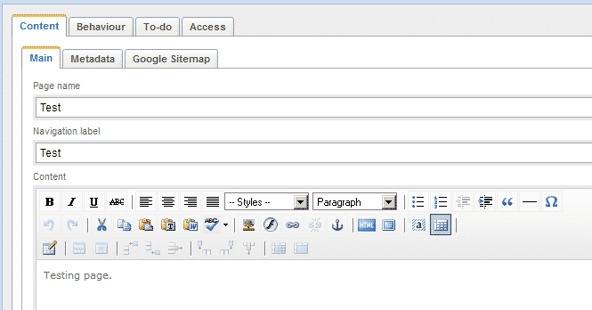 How to create a new page in SilverStripe?