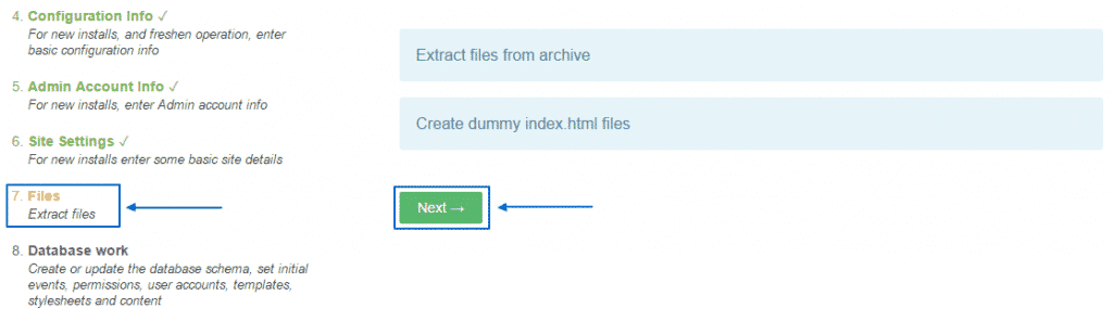 How to install CMS made simple manually?