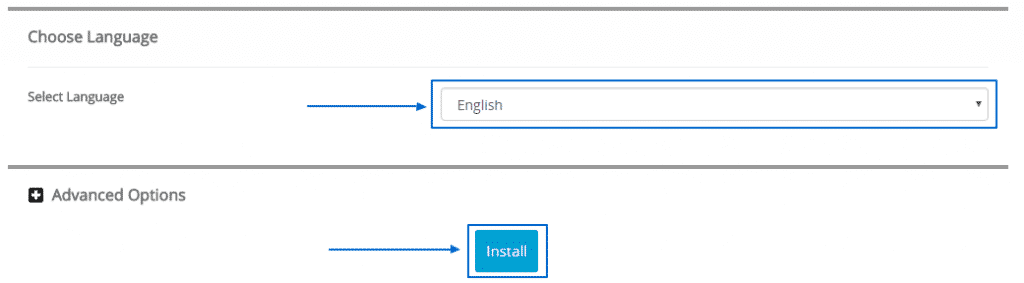 finish install