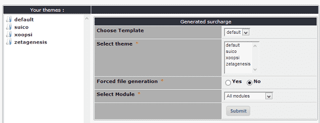 Theme Select