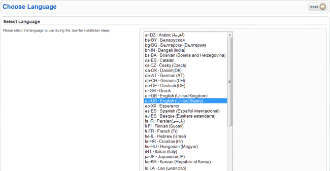 MANUAL JOOMLA INSTALLATION