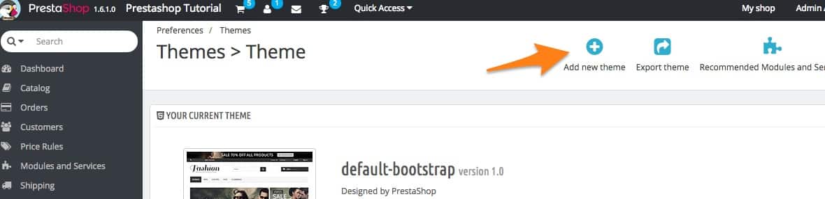 How to install PrestaShop 1.6 theme